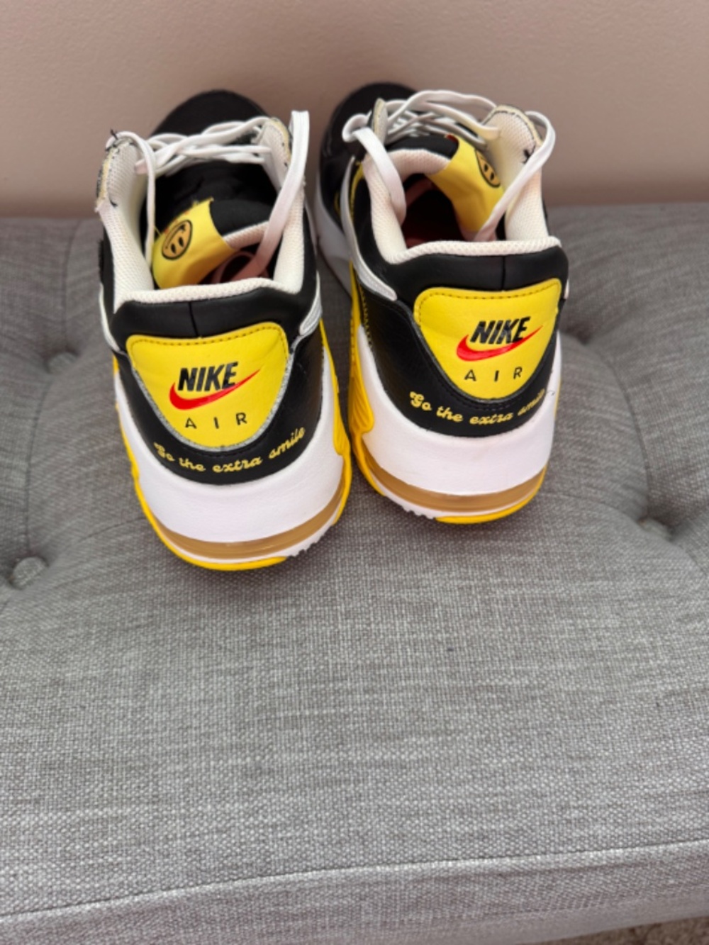 Nike Air Max Black and Yellow "Go The Extra Smile" - Picture 7 of 10